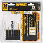 DEWALT Titanium Nitride Coating Impact Ready Drill Bit Set with Toughcase+ System (14-Piece) Image 2