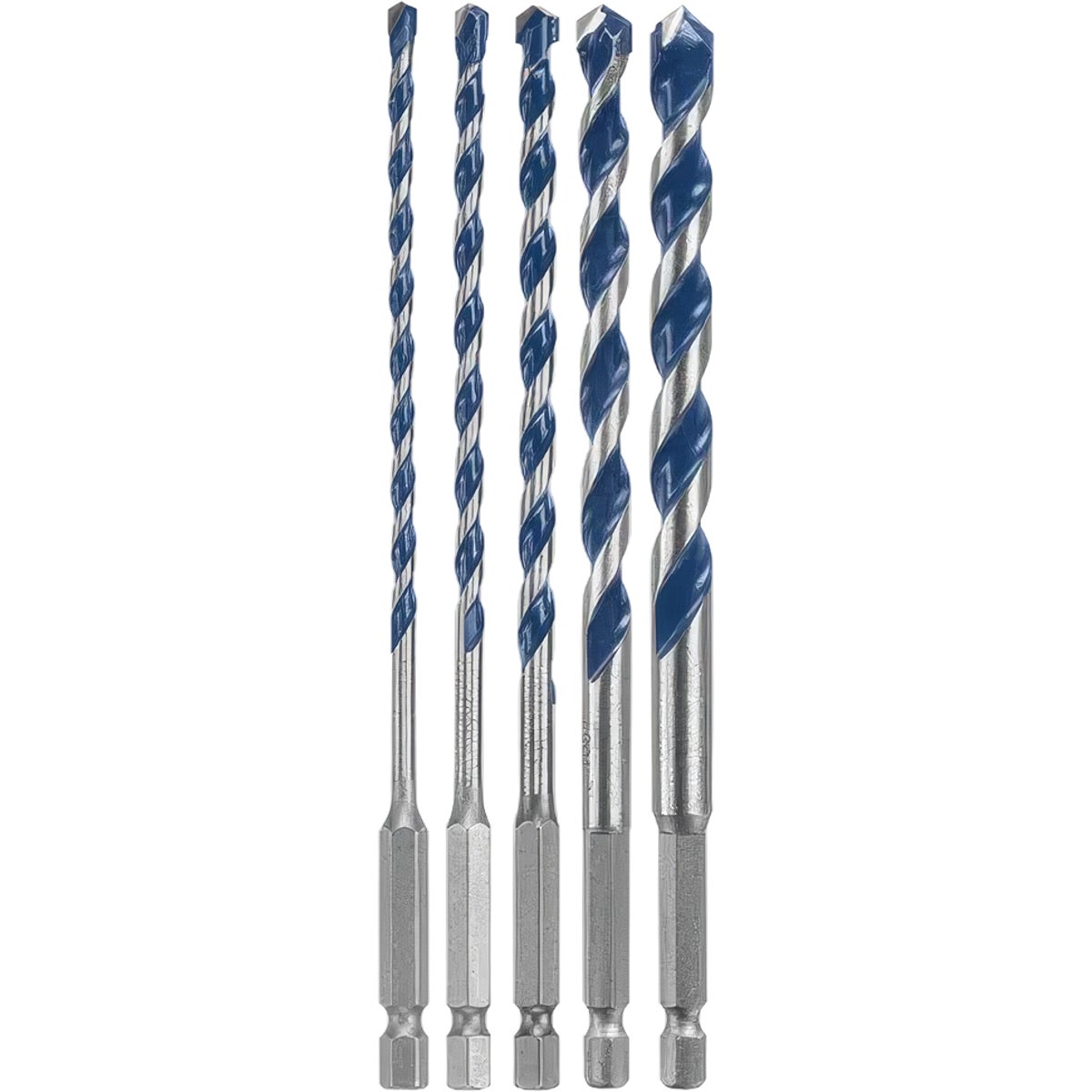 Bosch BlueGranite Turbo Carbide Hammer Drill Bit Set (5-Piece)