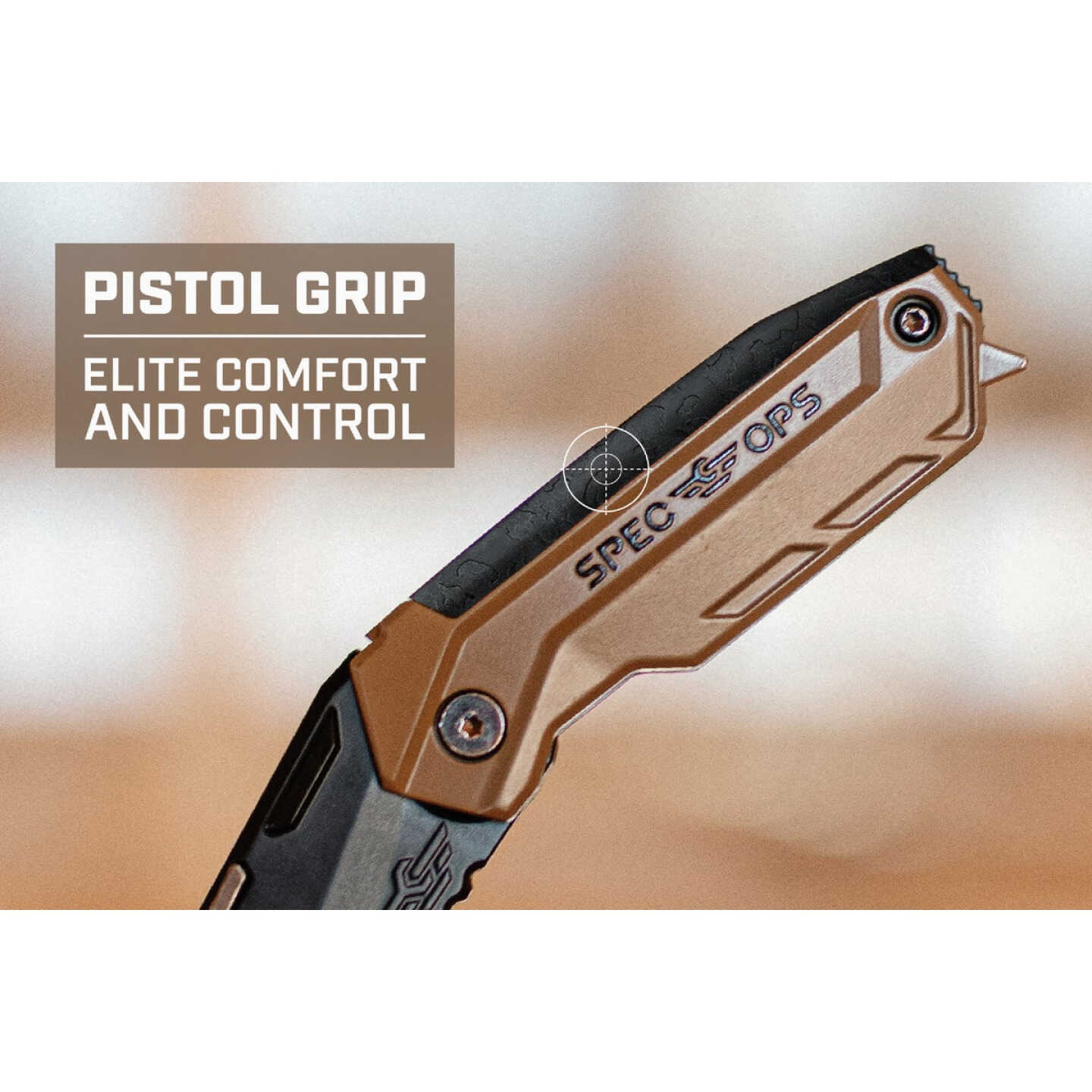 Spec Ops Folding Utility Knife with (3) Blades Image 2
