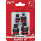 Milwaukee SHOCKWAVE 1/4 In. to 1/2 In. Impact Duty Socket Adapter Set (4-Piece) Image 3