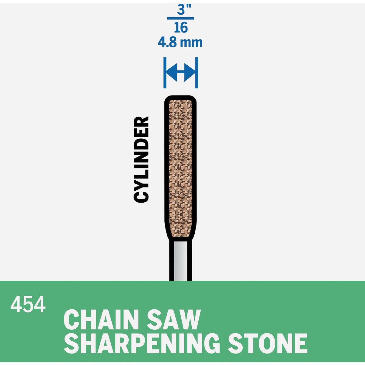 Dremel 3/16 In. Chainsaw Sharpening Grinding Stone Image 2