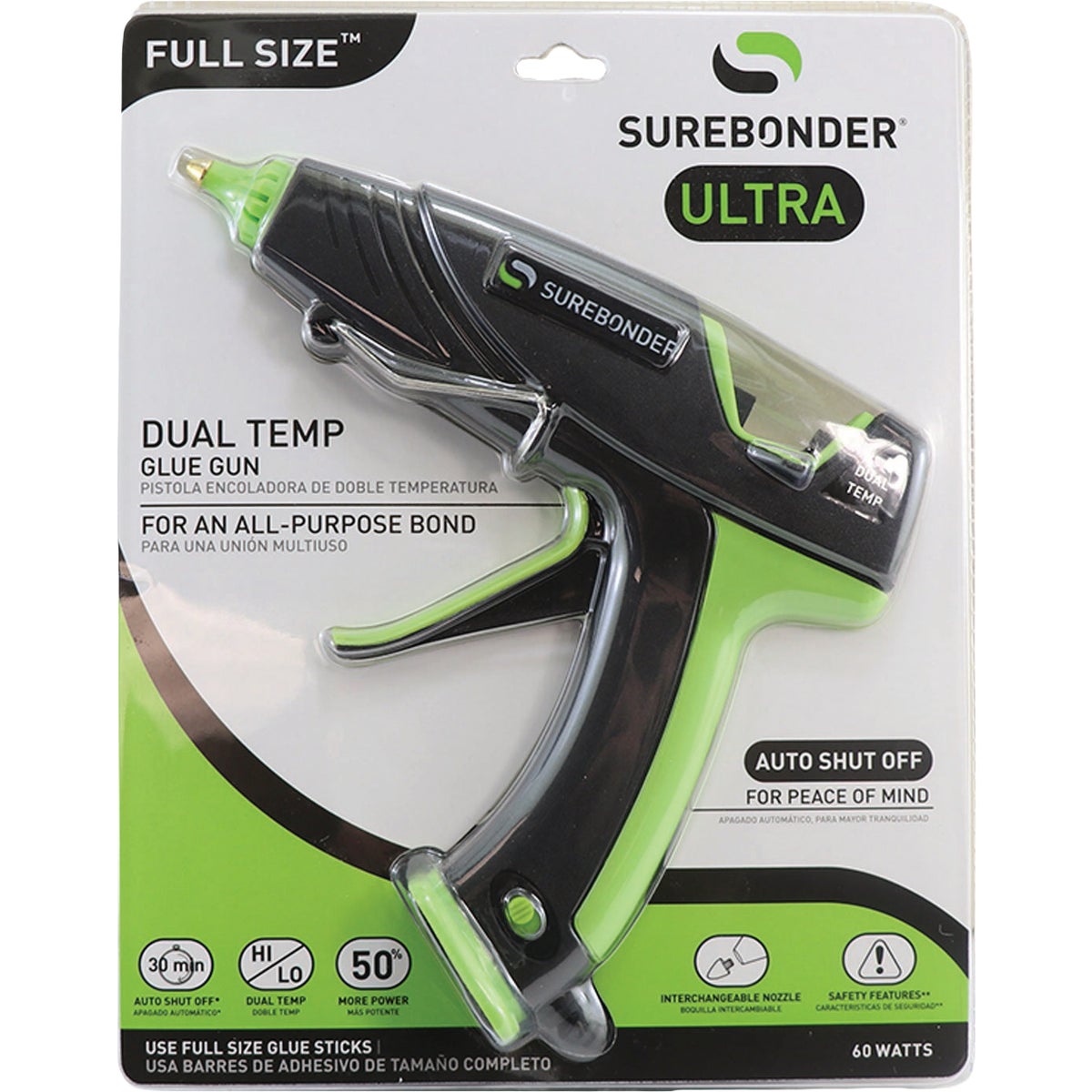 Surebonder 60W Dual Temperature Full Size Glue Gun Image 5