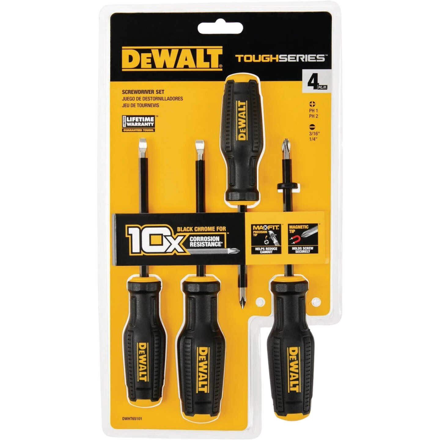 DeWalt MAXFIT Screwdriver Set (4-Piece) Image 3