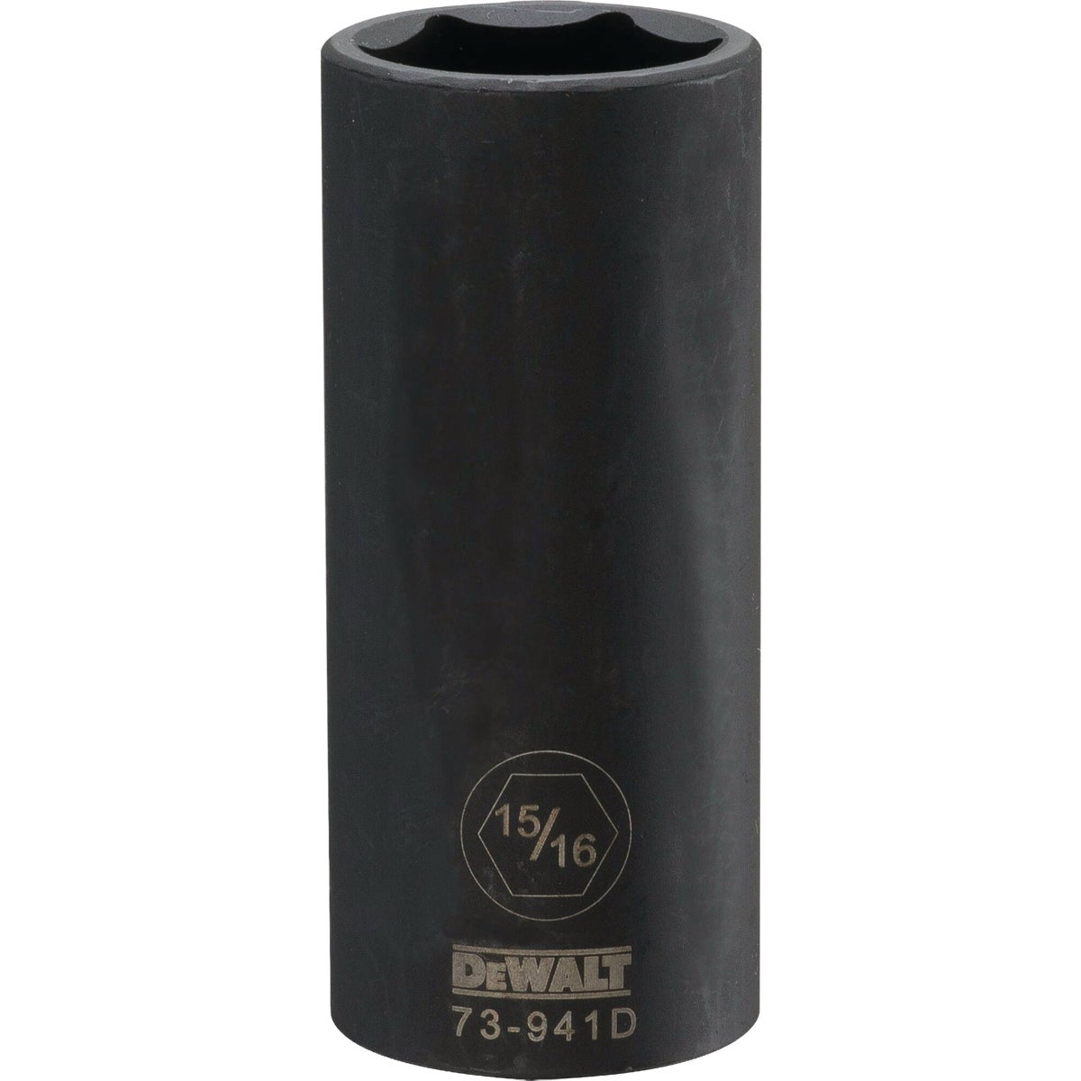 DEWALT 1/2 In. Drive 15/16 In. 6-Point Deep Standard Impact Socket