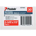 Paslode 2-3/8 In. x 0.113 In. 30 Deg. Paper Tape Ring Shank Offset Roundrive Brite Collated Framing Nails (750-Count) Image 1