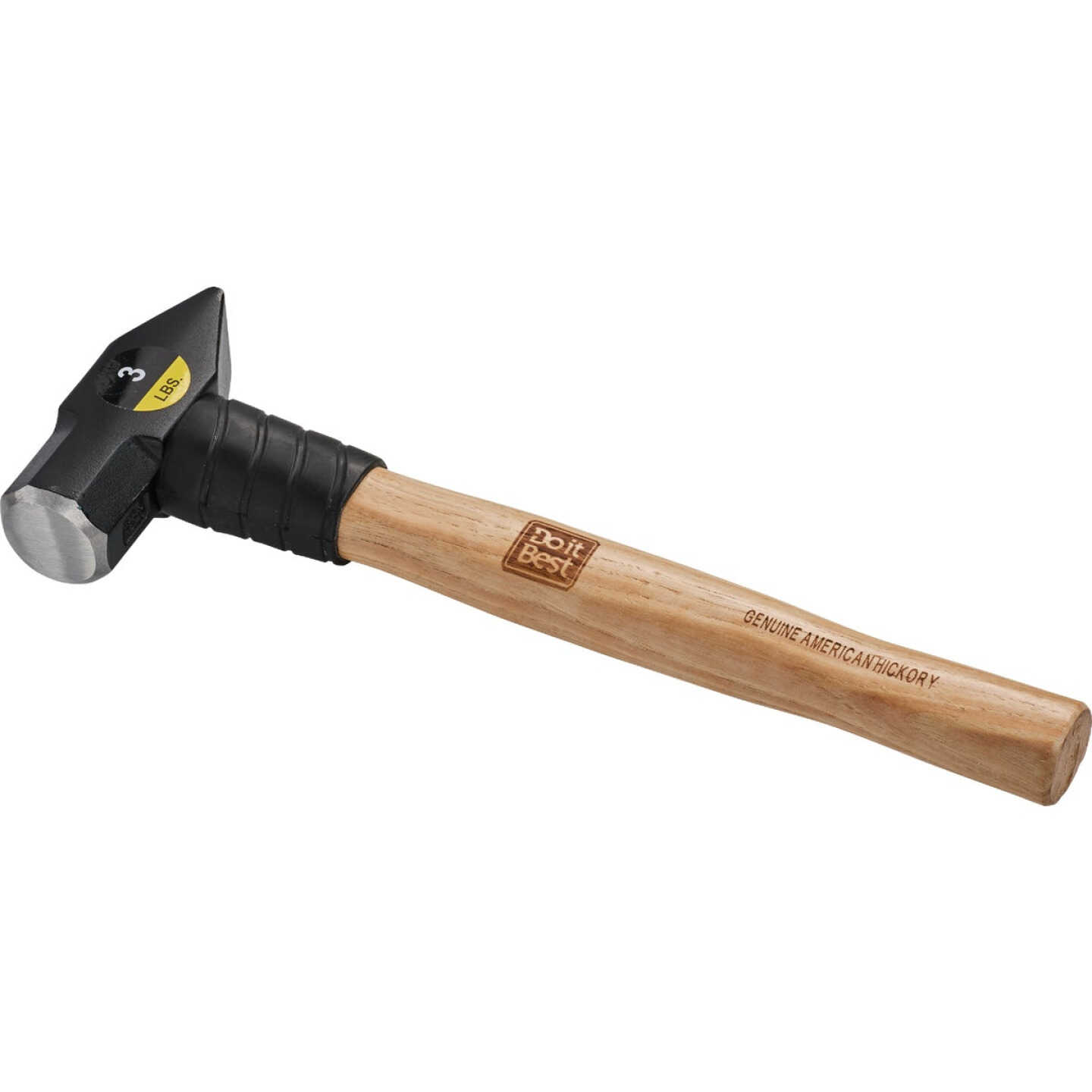 Do it Best 3 Lb. Steel Cross Peen Hammer with Hickory Handle Image 1