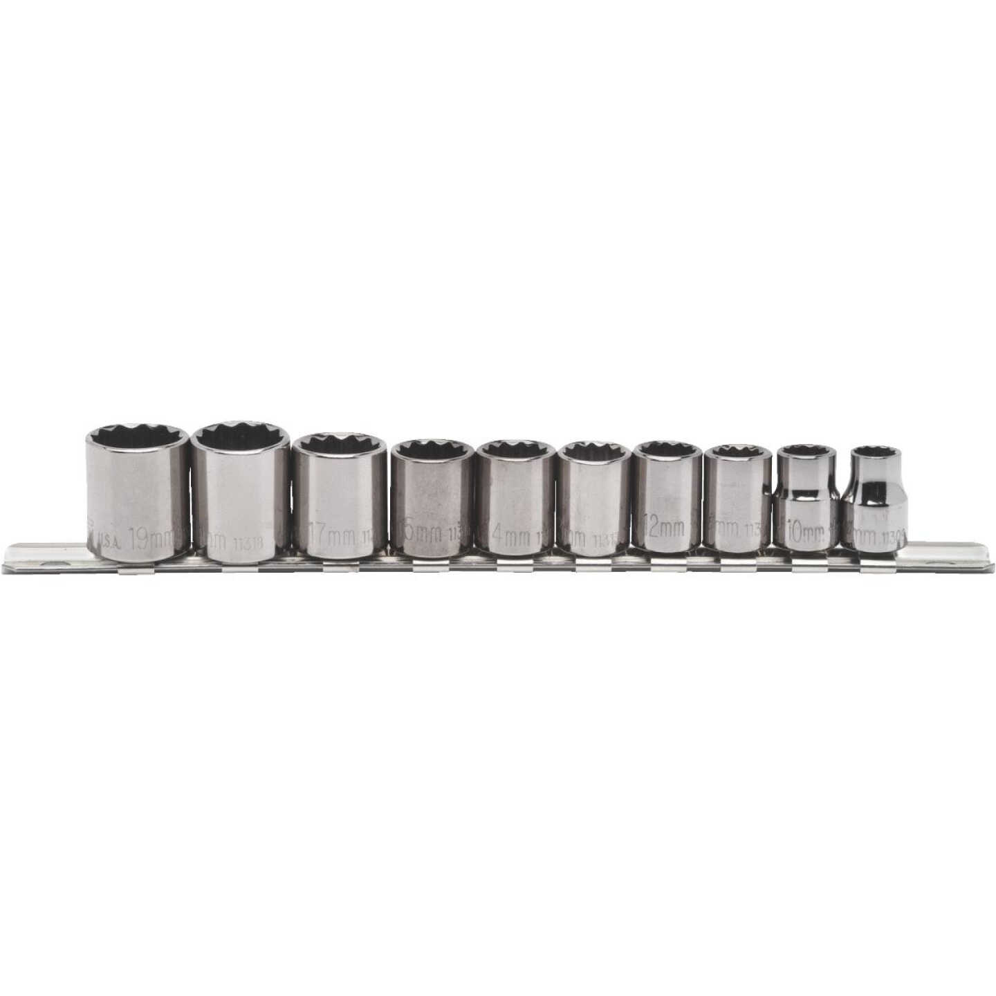 10PC METRIC SOCKET SET Image 1