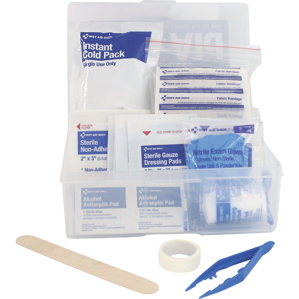 First Aid Only First Aid Kit with Plastic Case (175-Piece)