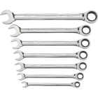 Gearwrench Metric 12-Point Ratcheting Combination Wrench Set (7-Piece) Image 1