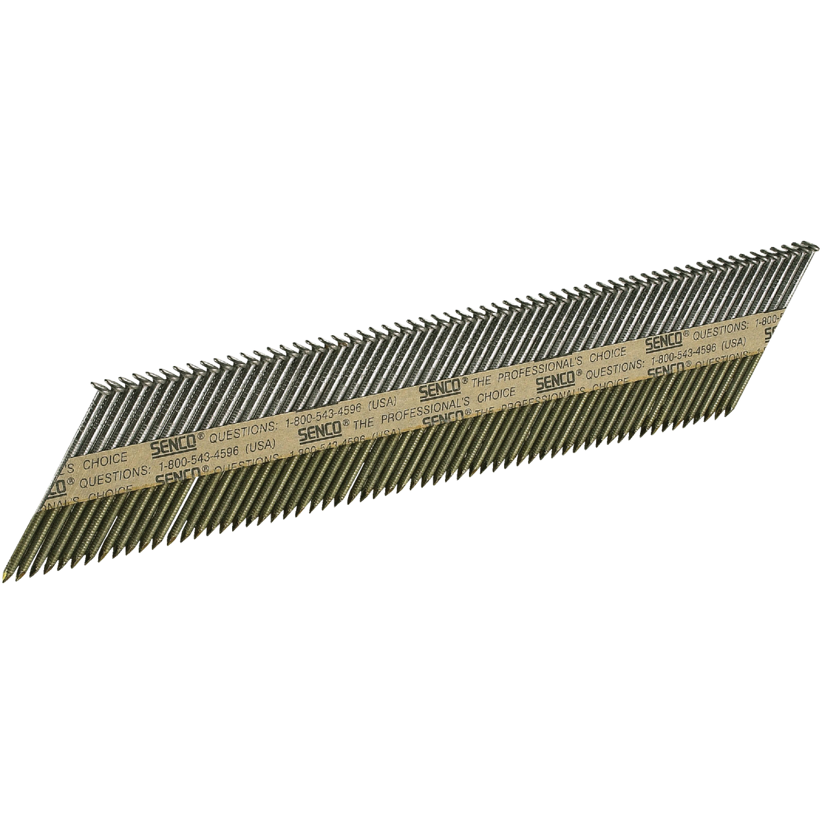 Senco ProHead 30 Degree Paper Tape Hot-Dipped Galvanized Clipped Head Framing Stick Nail, 3 In. x .120 In. (2500 Ct.) Image 1