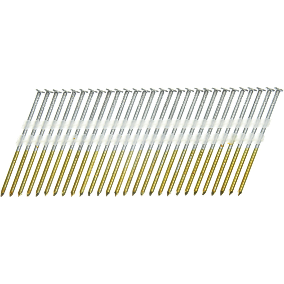 Senco 20 Degree Plastic Strip Hot-Dipped Galvanized Full Round Head Framing Stick Nail, 3-1/4 In. x .131 In. (2500 Ct.) Image 1
