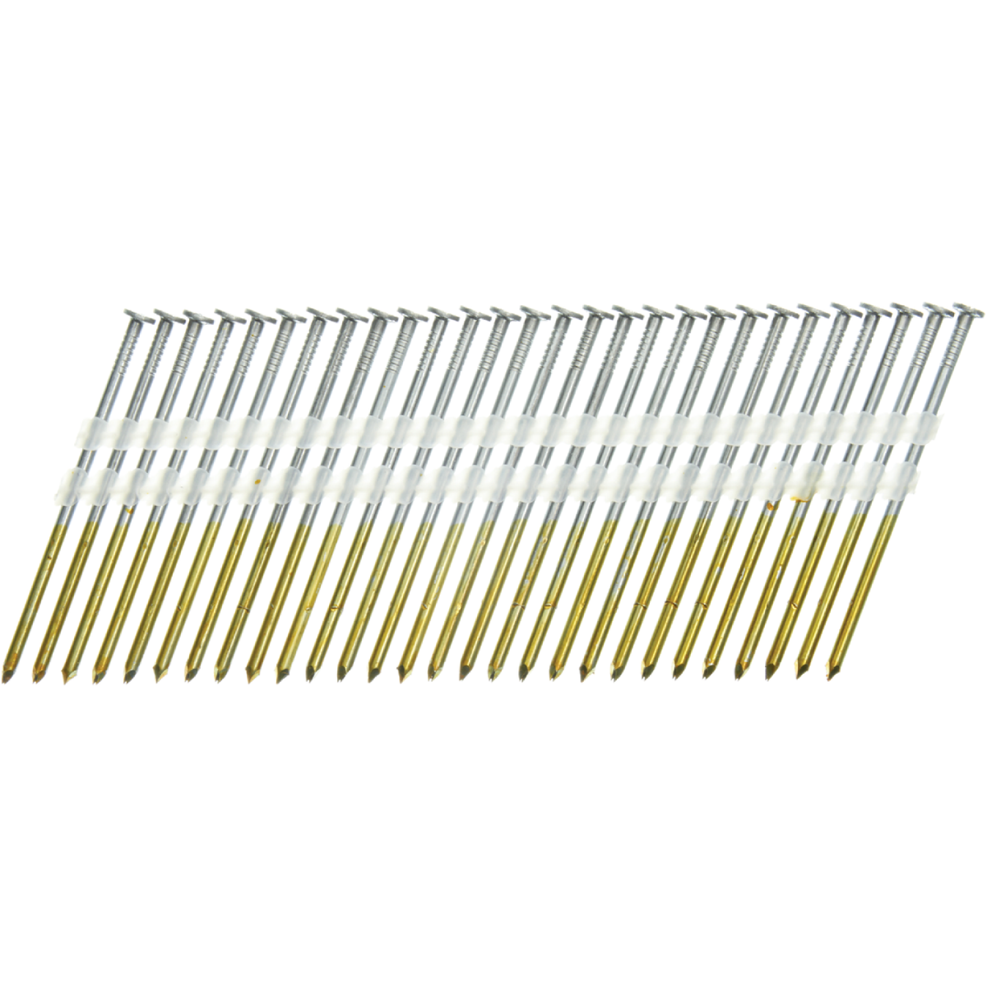 Senco 20 Degree Plastic Strip Hot-Dipped Galvanized Full Round Head Framing Stick Nail, 3-1/4 In. x .131 In. (2500 Ct.) Image 1