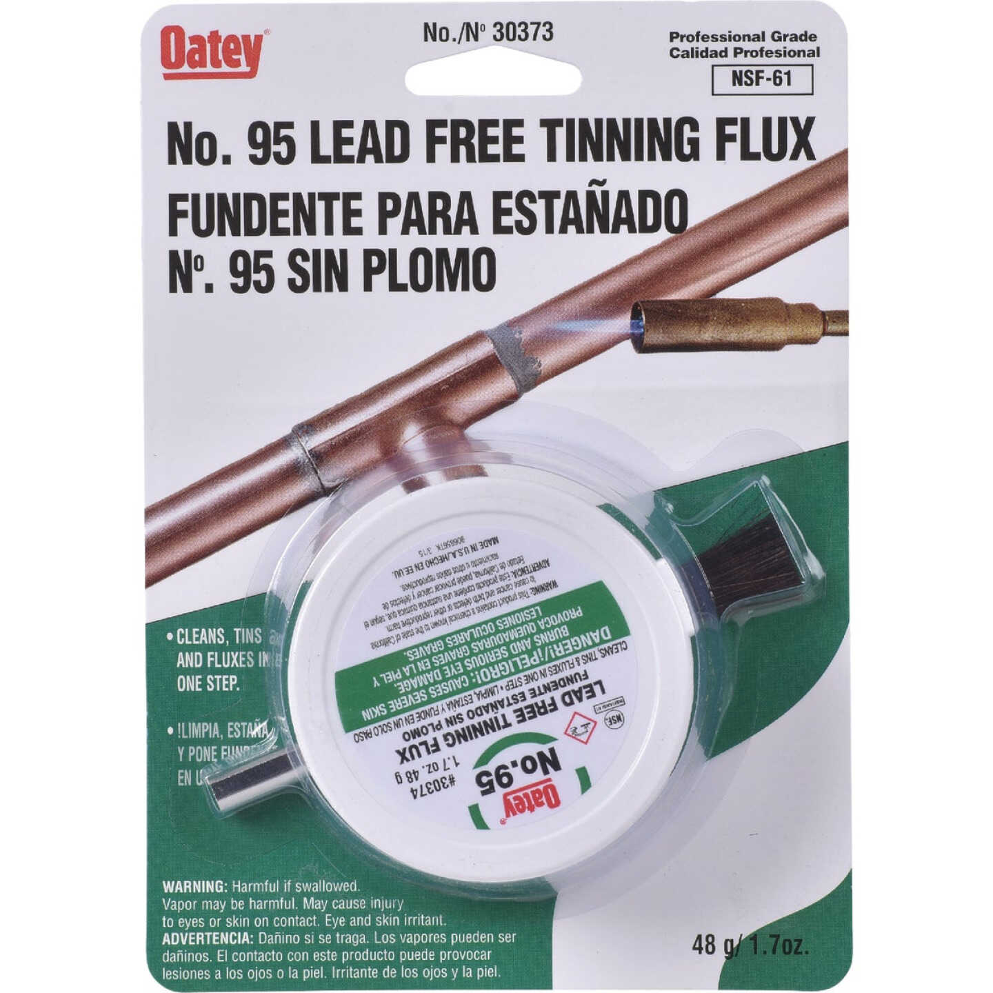 Oatey 1.7 Oz. No. 95 Lead Free Tinning Flux Image 1