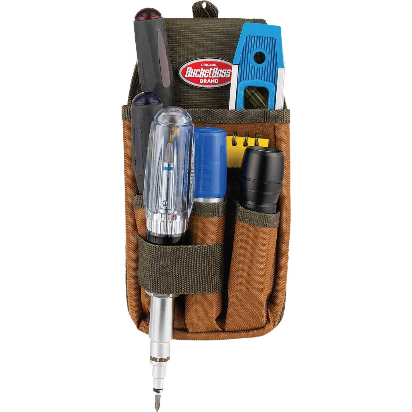 Bucket Boss FlapFit 5-Pocket Tool Belt Utility Pouch Image 3