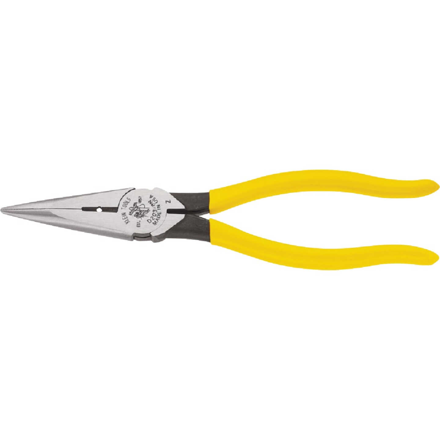 Klein 8 In. Heavy-Duty Long Nose Pliers Image 1