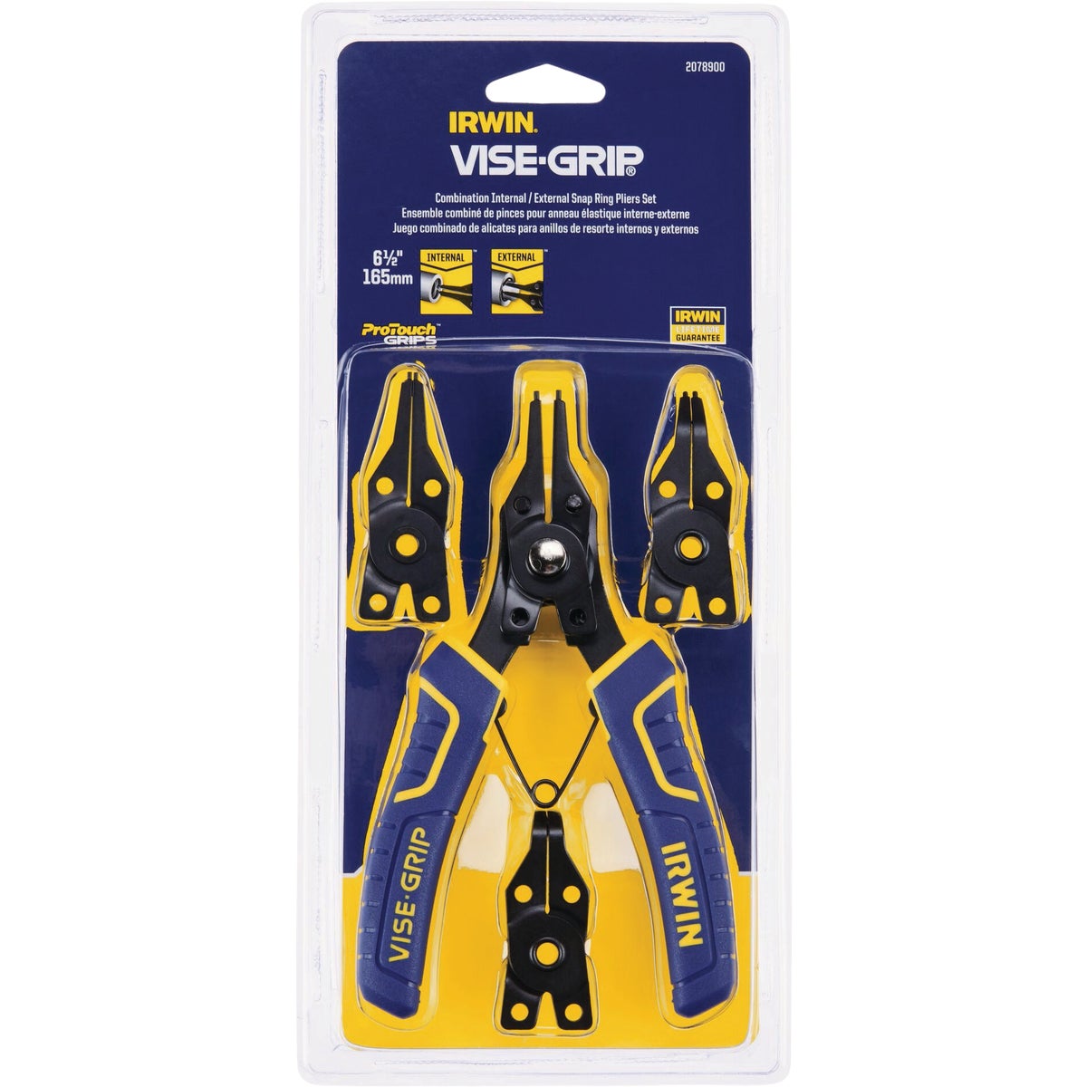 IRWIN Vise-Grip 6.5 In. Convertible Snap Ring Plier Set (4-Piece) Image 2
