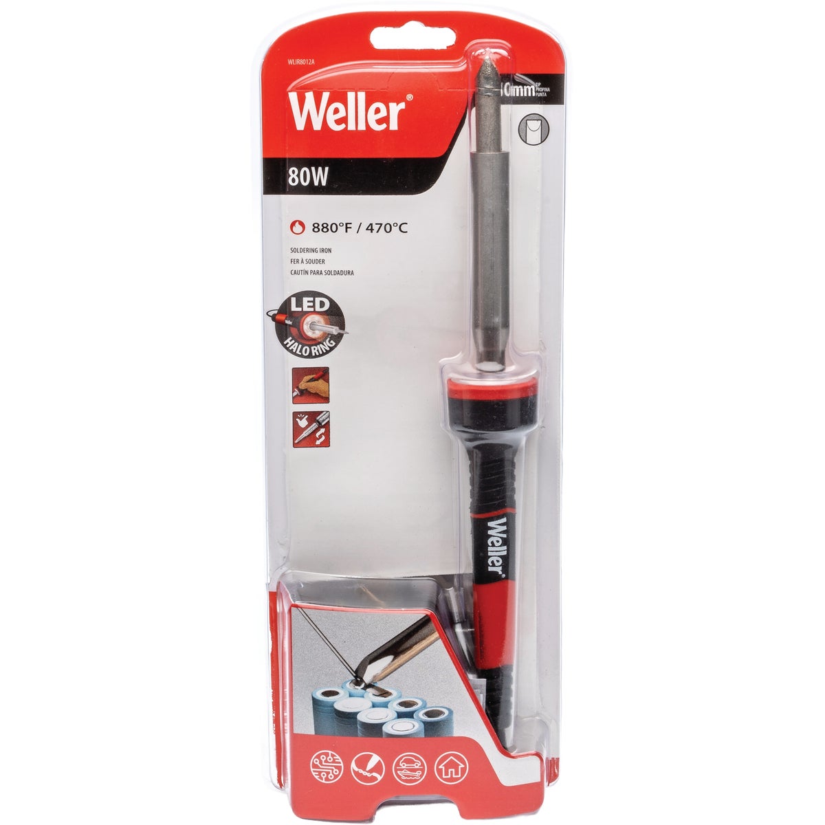 Weller 120V 80W Soldering Iron with LED Halo Ring Image 4