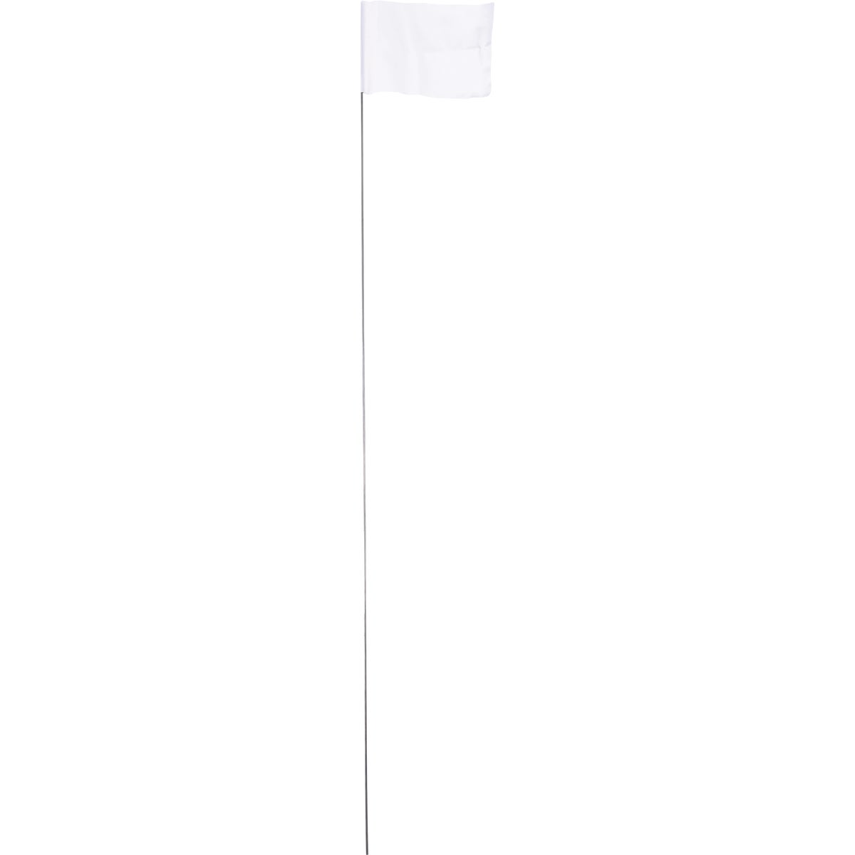 C.H. Hanson 21 In. White Marking Flag (100-Pack) Image 3