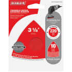Diablo 220-Grit (Fine) 3-1/8 In. Oscillating Detail Triangle Sanding Sheets (10-Pack) Image 1