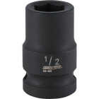 Channellock 1/2 In. Drive 1/2 In. 6-Point Shallow Standard Impact Socket Image 1