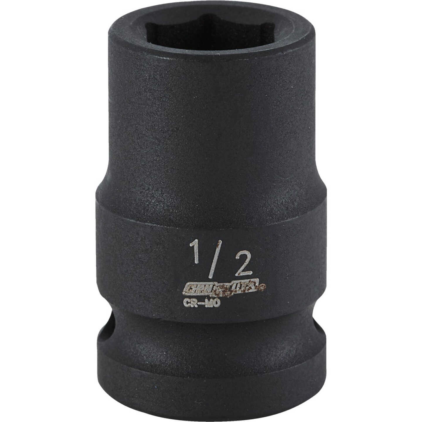 Channellock 1/2 In. Drive 1/2 In. 6-Point Shallow Standard Impact Socket Image 1