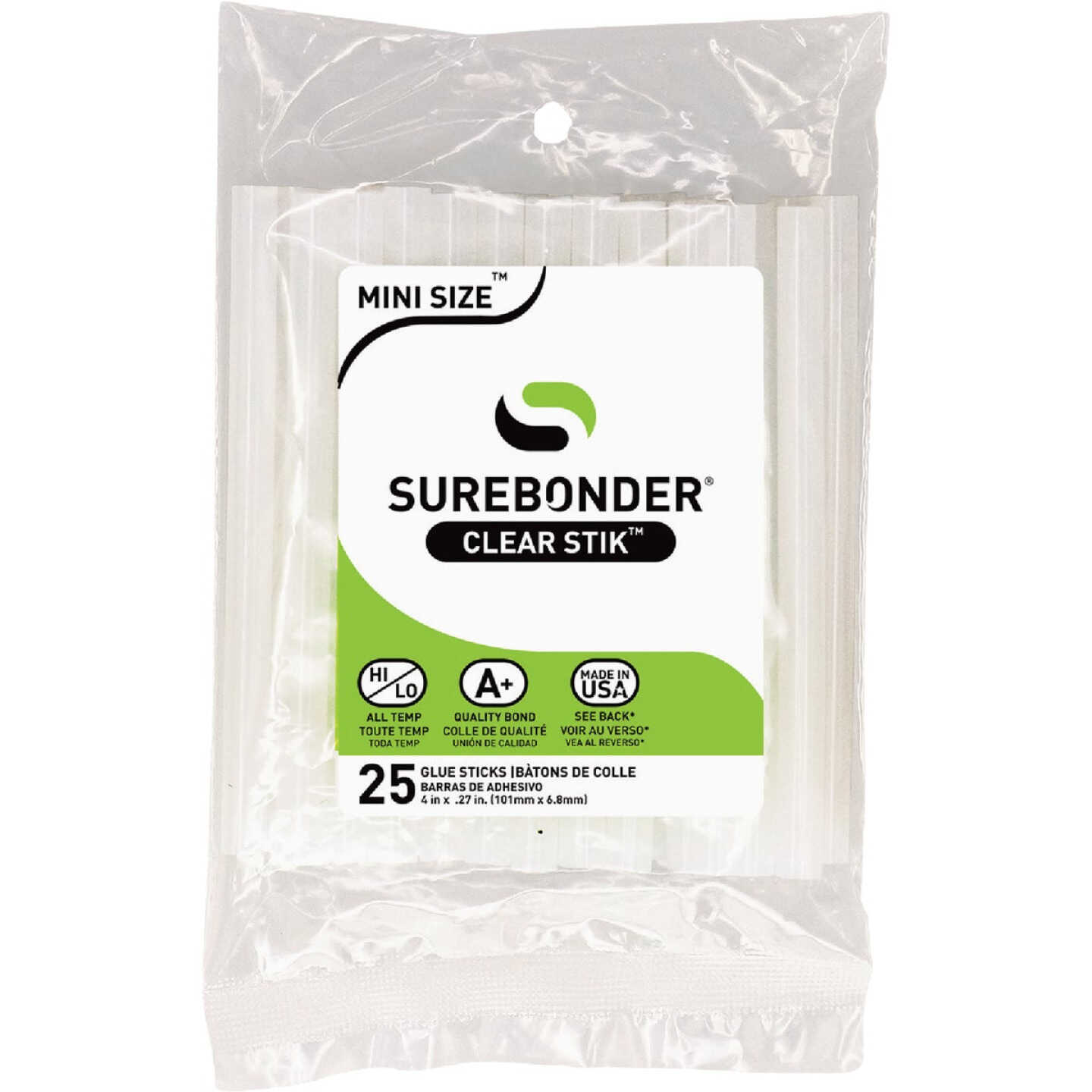 Surebonder 4 In. Mini Glue Sticks (25-Pack) Image 1