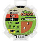 Gator 5 In. 8-Hole 120-Grit Hook & Loop Sanding Disc (50-Pack) Image 1