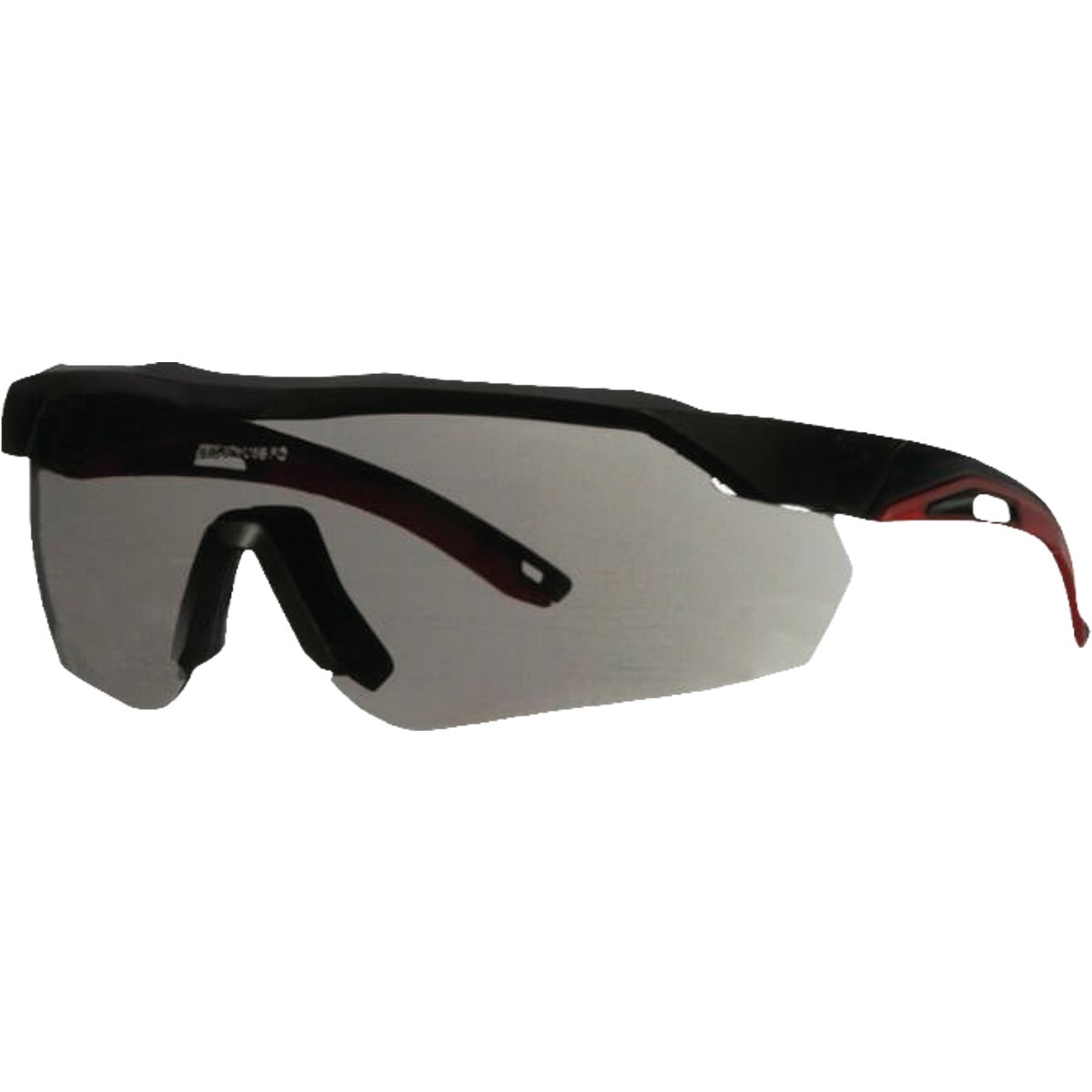 3M Black/Green Frame Brow Guard Safety Glasses with Gray Lenses Image 5