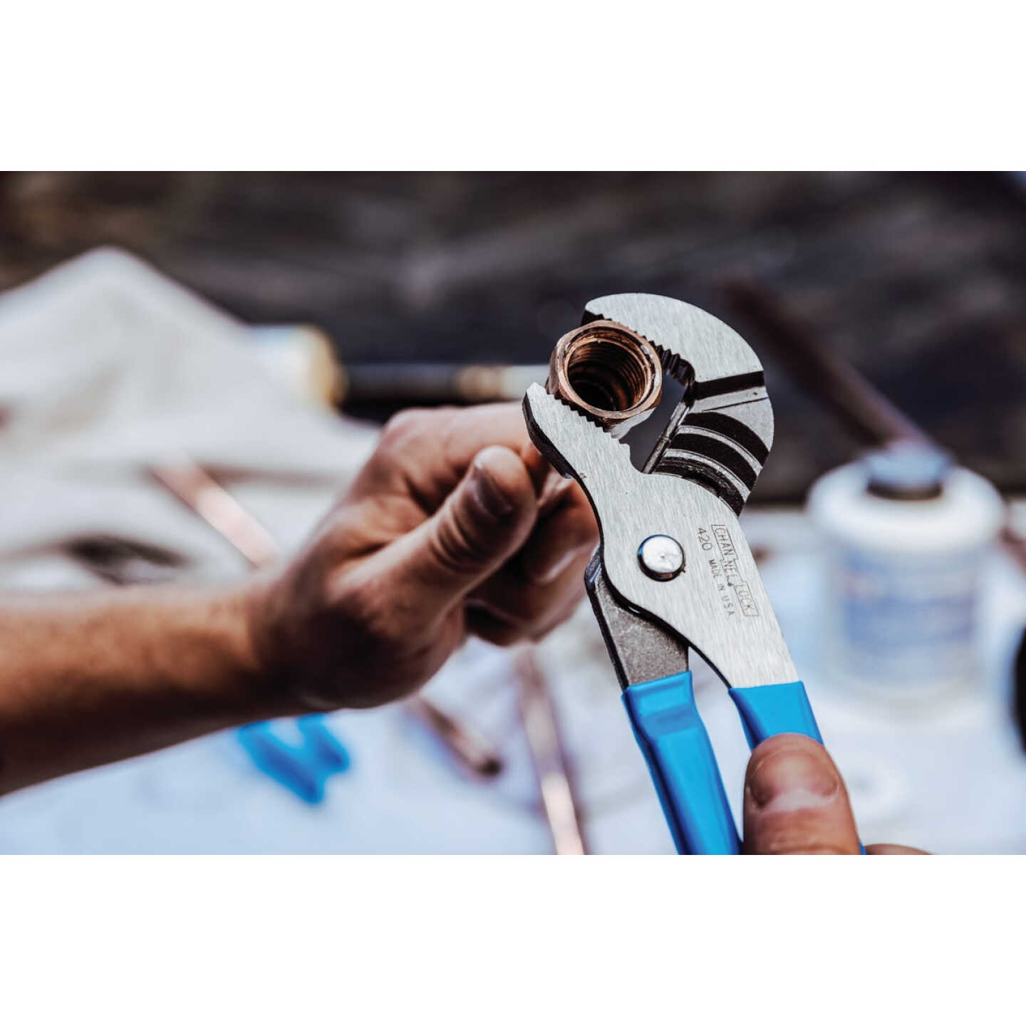 Channellock 6-1/2 In. and 9-1/2 In. Groove Joint Plier Set (2-Piece) Image 5