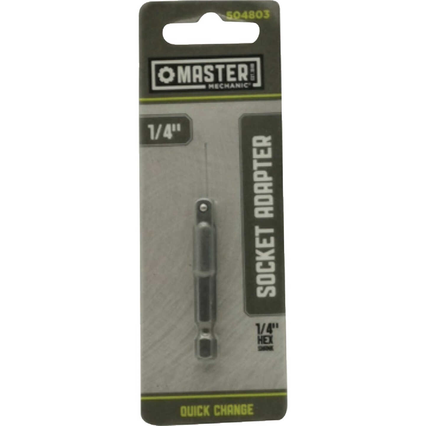 Master Mechanic 1/4 In. Hex Shank Socket Adapter Image 1
