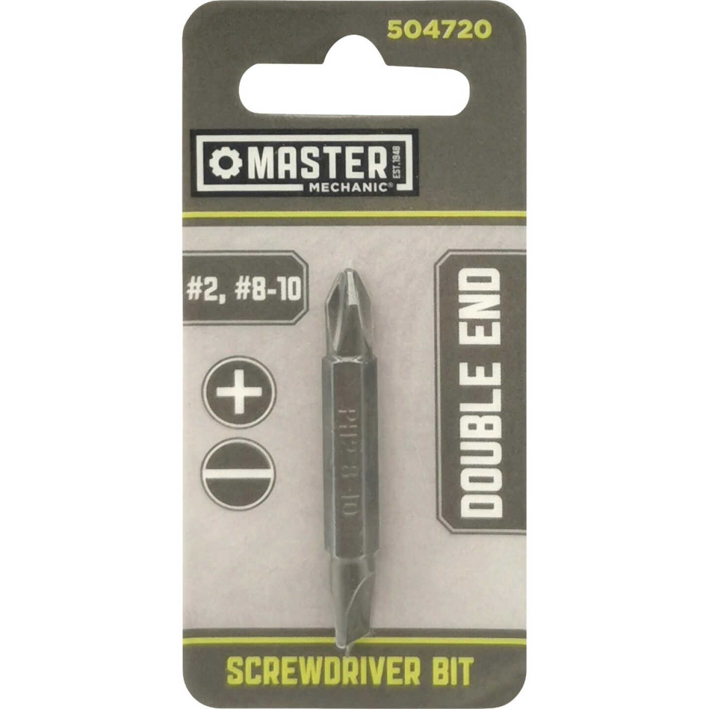 Master Mechanic Phillips #2 Double-End Insert Bit Image 1