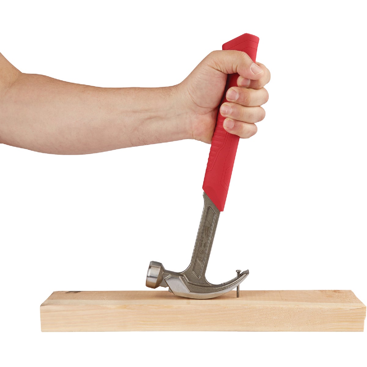 Milwaukee 20 Oz. Smooth-Face Curved Claw Hammer with Steel Handle Image 2