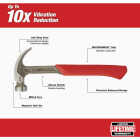 Milwaukee 20 Oz. Smooth-Face Curved Claw Hammer with Steel Handle Image 3