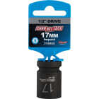 Channellock 1/2 In. Drive 17 mm 6-Point Shallow Metric Impact Socket Image 2