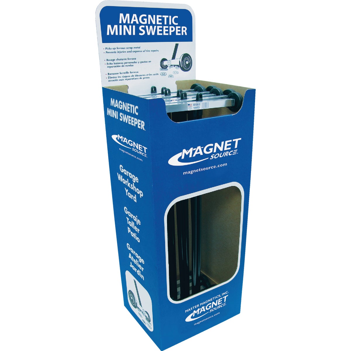 Master Magnetics Magnet Source 14.5 In. Mini Magnetic Floor Sweeper Image 5