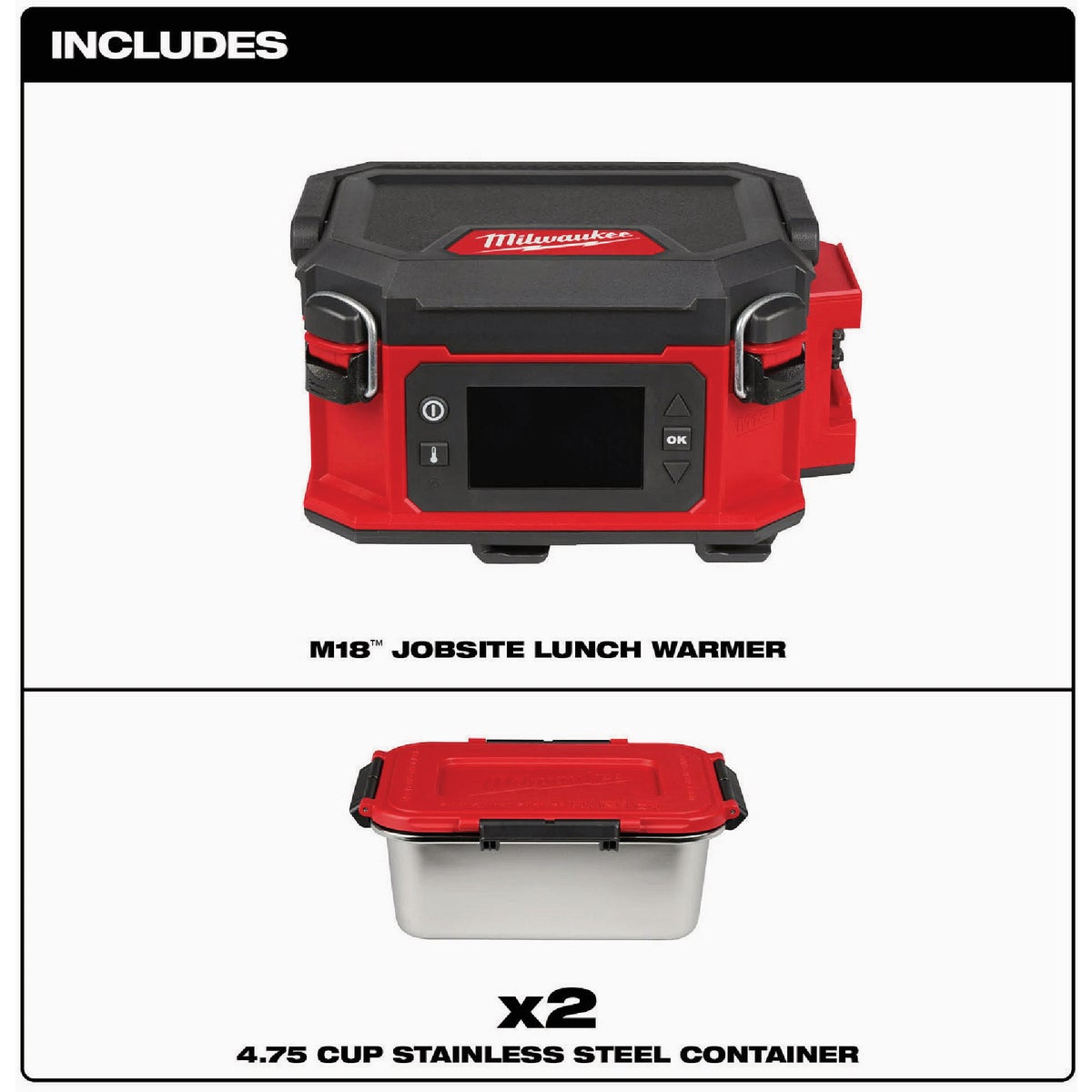 Milwaukee M18 Jobsite Lunch Warmer Image 6