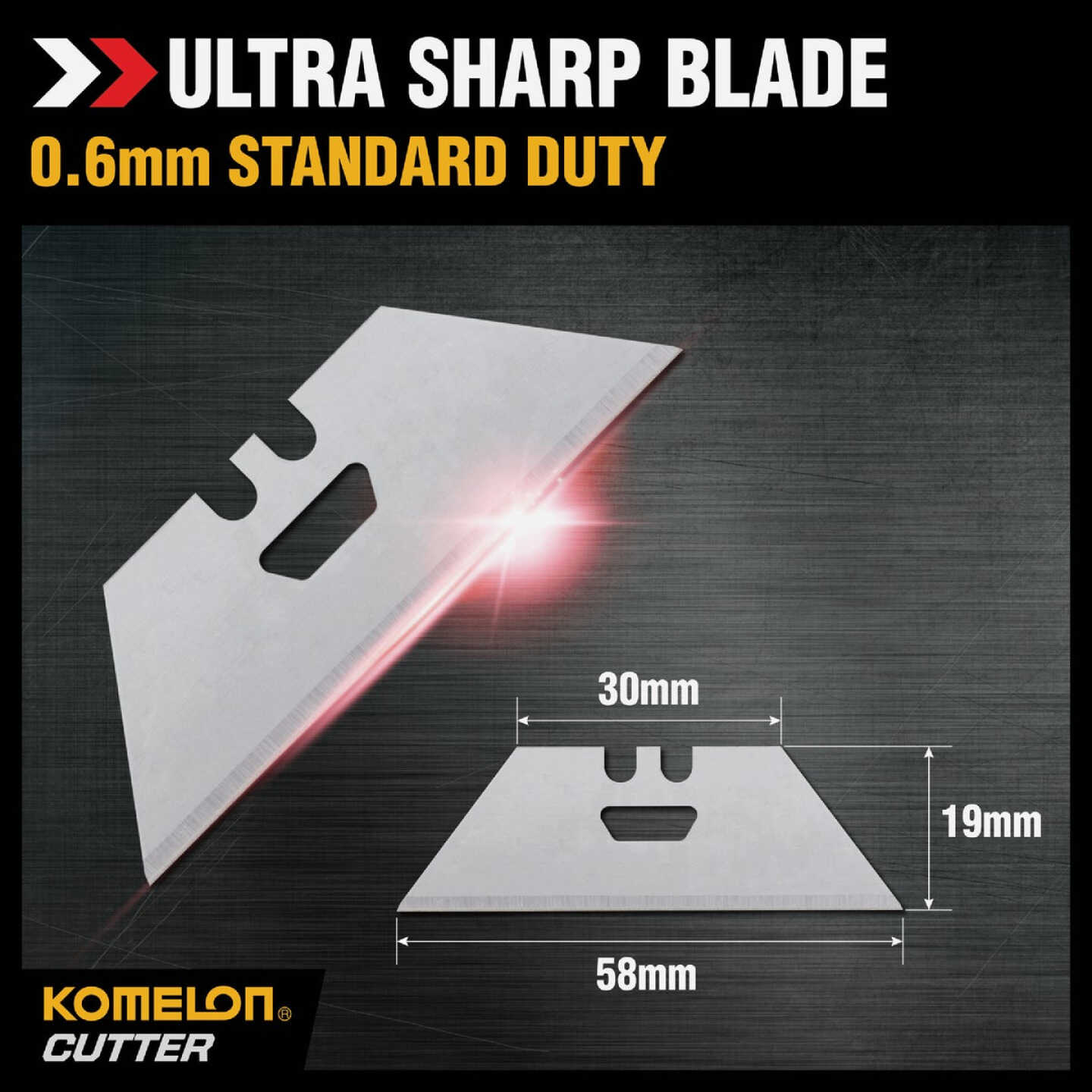 Komelon Utility/Scraper Knife Blade (10-Pack) Image 3