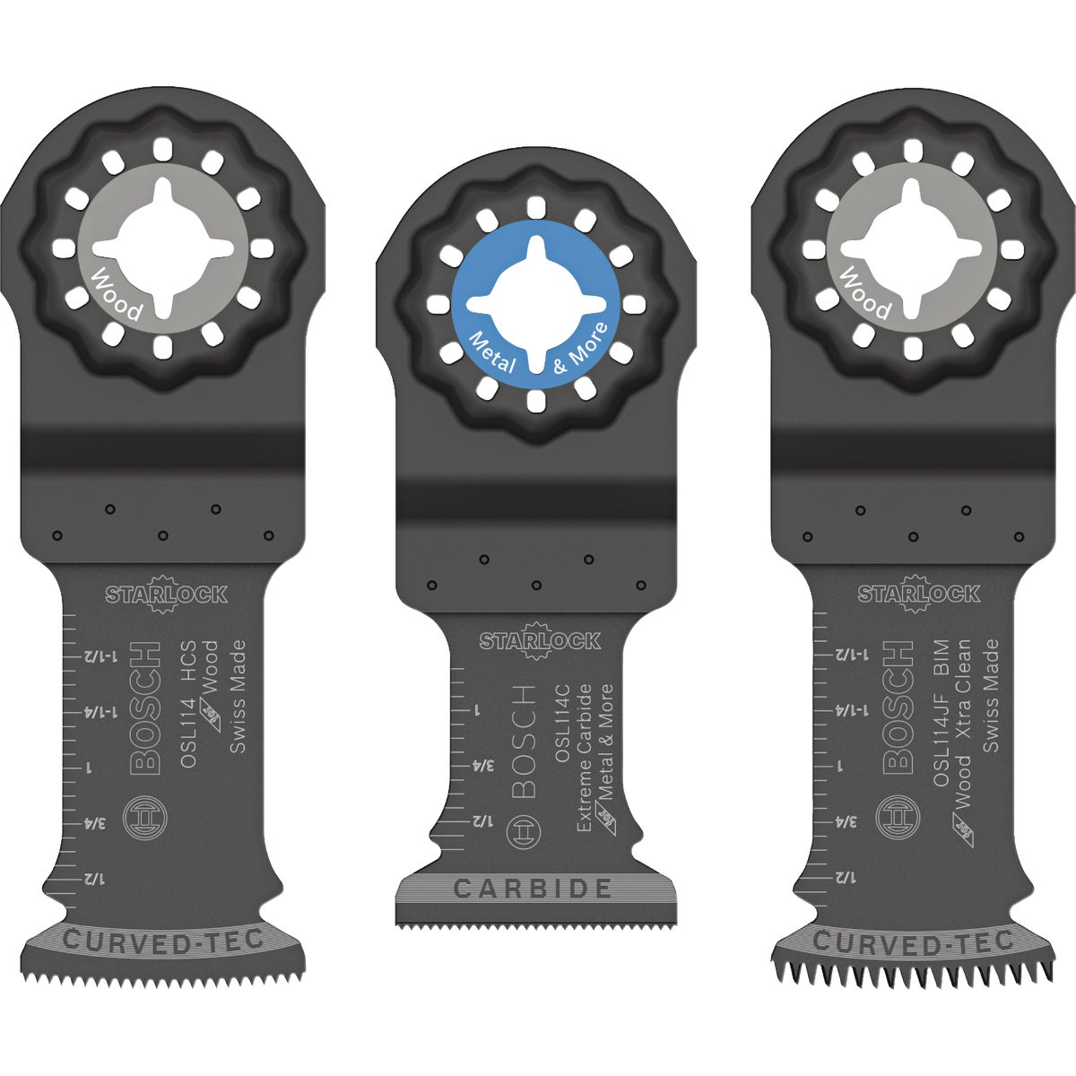 Bosch Starlock Oscillating Multi-Tool Accessory Blade Set (3-Piece)