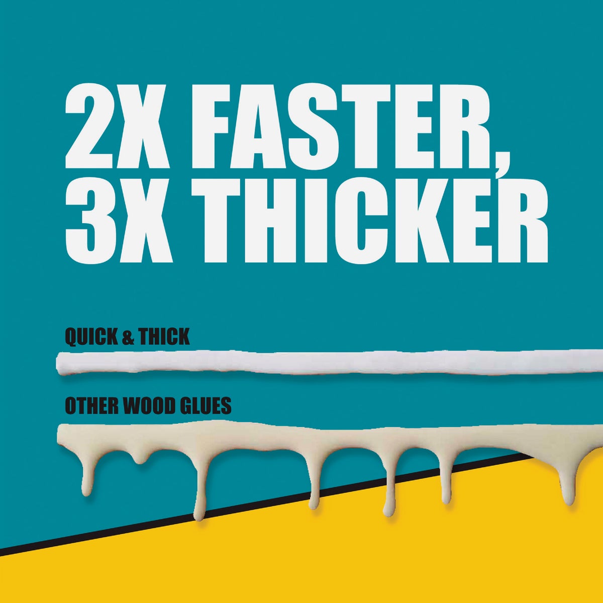 Titebond 8 Oz. Quick & Thick Multi-Surface Wood Glue Image 3