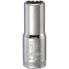 DEWALT 3/8 In. Drive 10mm 12-Point Deep Metric Socket Image 1