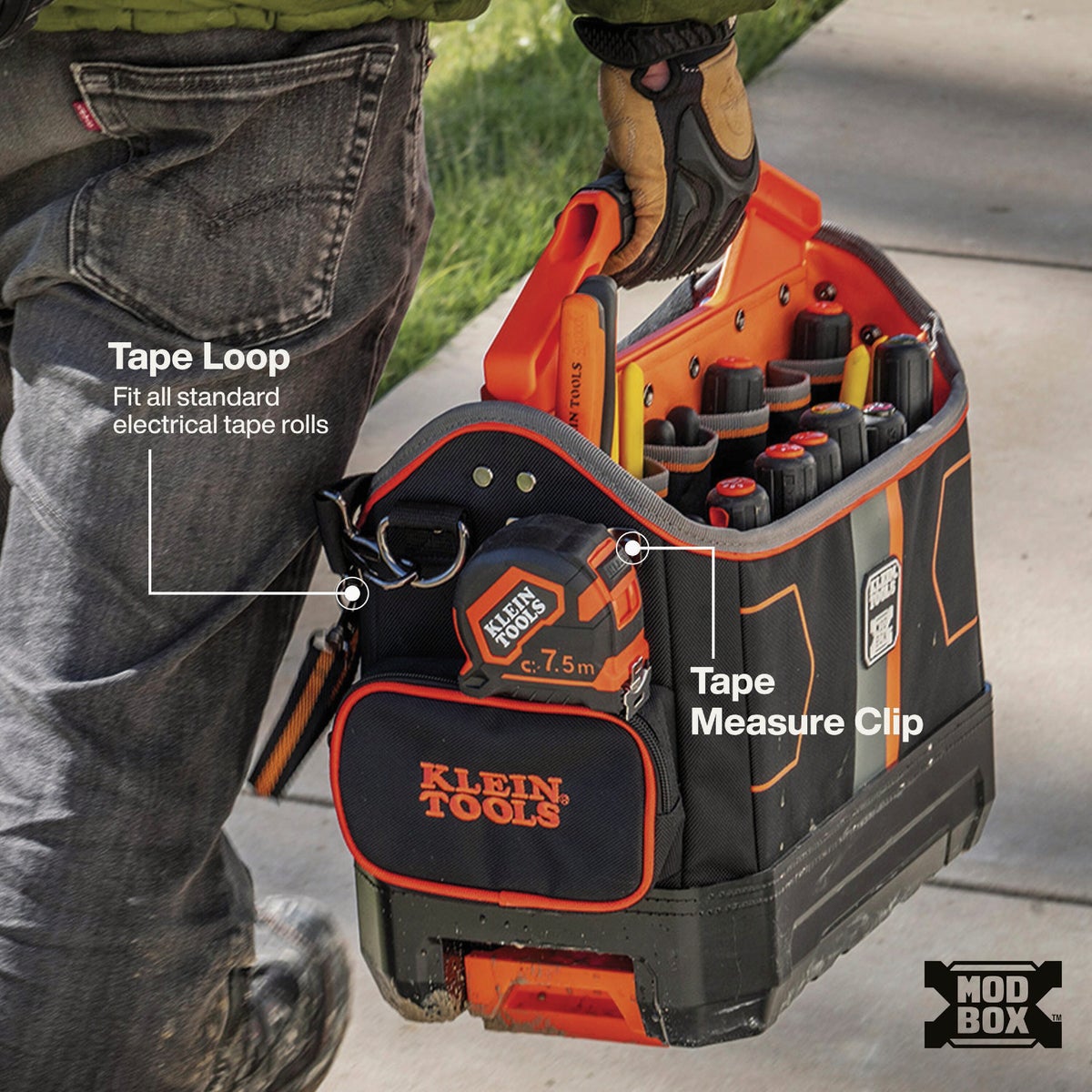Klein MODbox 33-Pocket Tool Tote Image 2