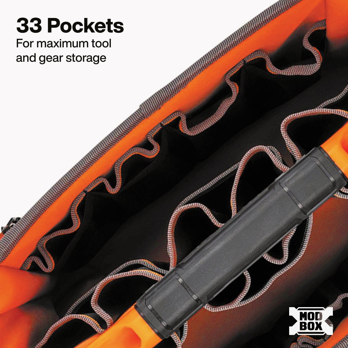Klein MODbox 33-Pocket Tool Tote Image 6