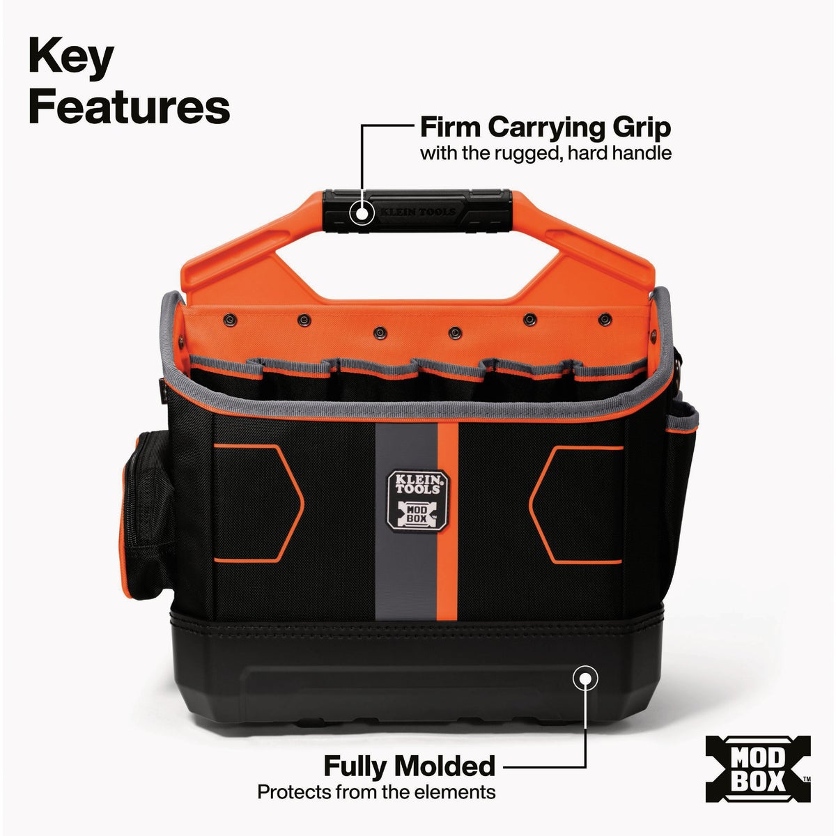 Klein MODbox 33-Pocket Tool Tote Image 3