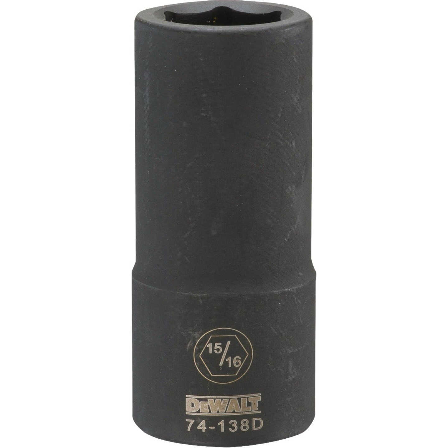 DEWALT 3/4 In. Drive 15/16 In. 6-Point Deep Standard Impact Socket Image 1