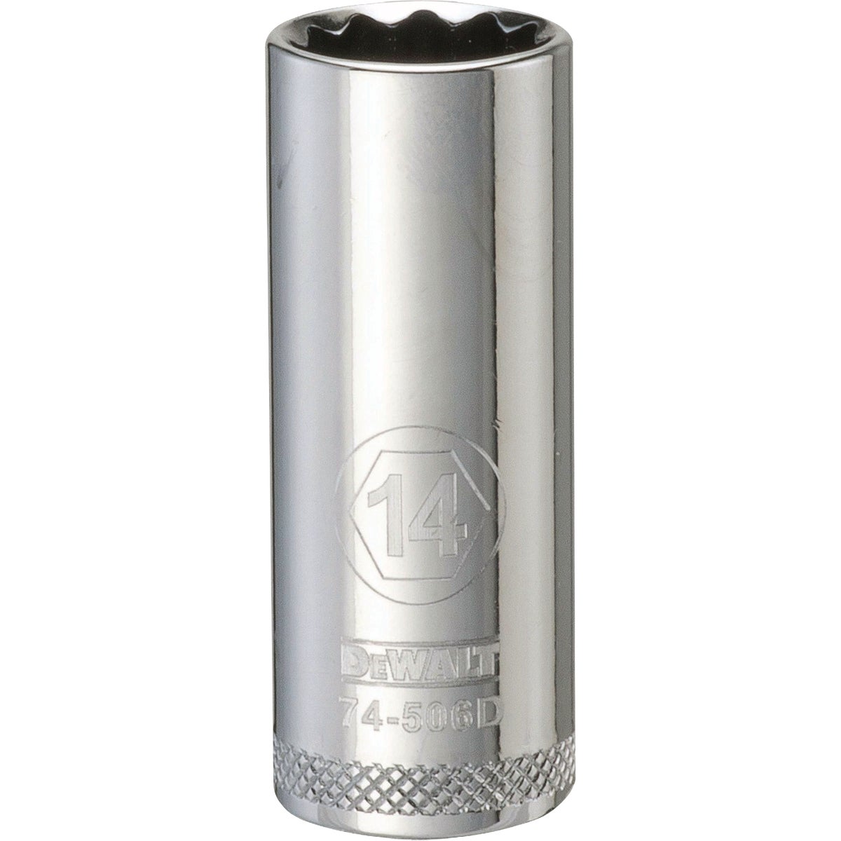 DEWALT 3/8 In. Drive 14mm 12-Point Deep Metric Socket