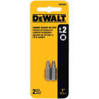 DEWALT Square Recess #2 1 In. Insert Screwdriver Bit Image 1
