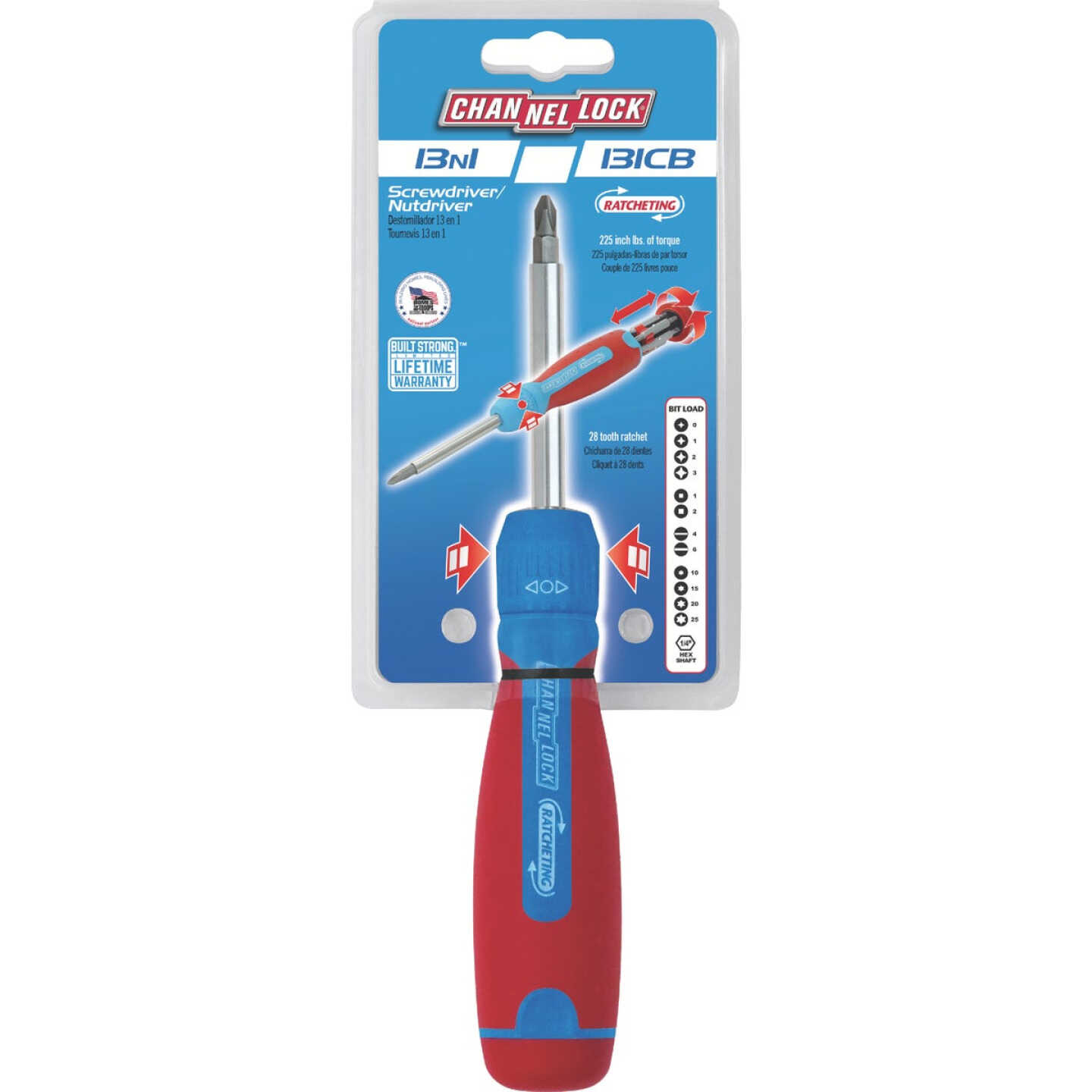 Channellock 13-in-1 Professional Ratcheting Screwdriver Image 3