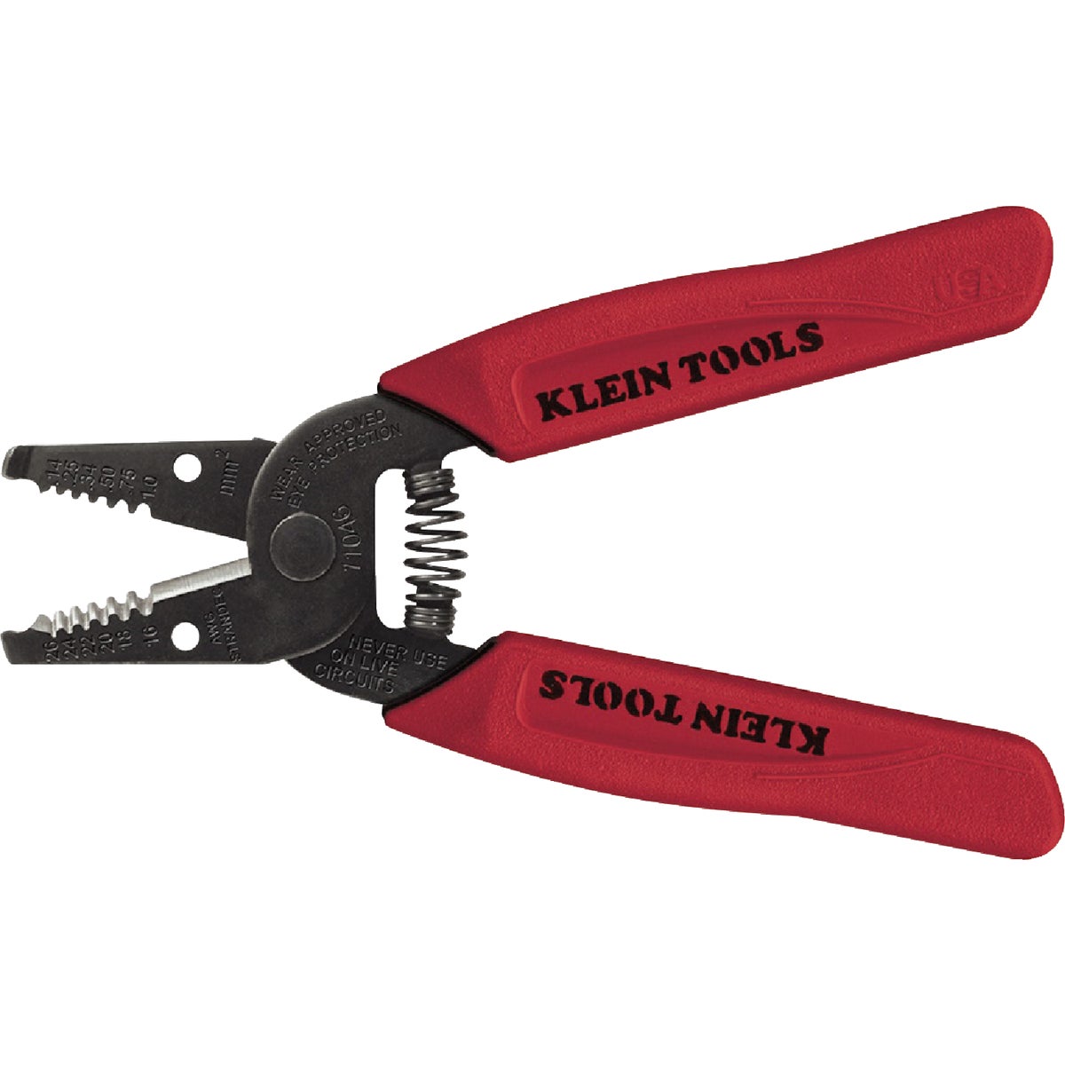 Klein 6 In. 16 AWG to 26 AWG Stranded Wire Stripper Image 1