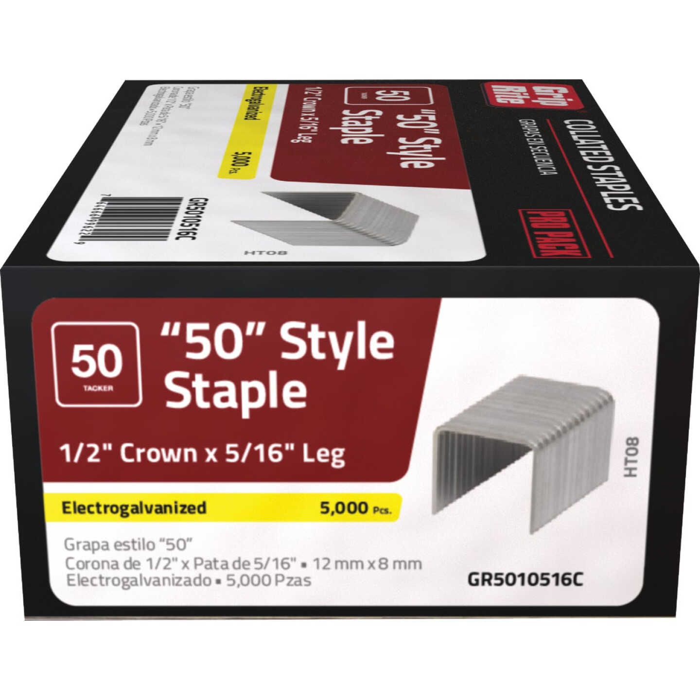 Grip-Rite No. 6 Hammer Tacker Staple, 5/16 In. (5000-Count) Image 5