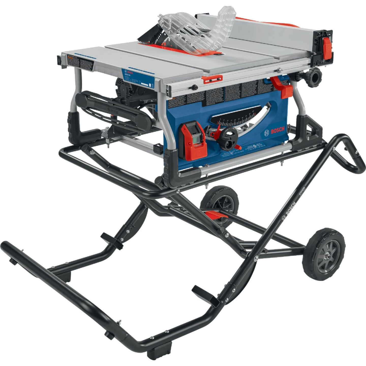 Bosch 15-Amp 10 In. Job Site Table Saw with Gravity-Rise Wheeled Stand Image 1